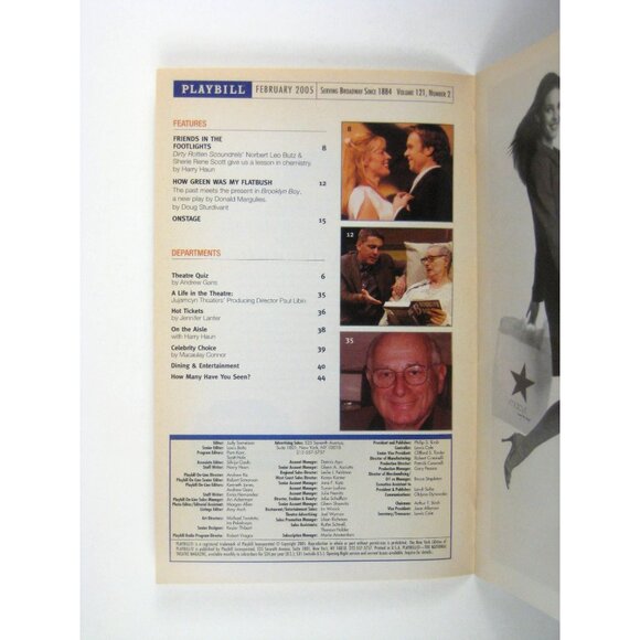 Playbill New York City Center Encores A Tree Grows In Brooklyn February 2005 - Picture 2 of 6